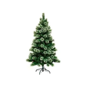 Albero Di Natale Innevato Con Pigne 150cm