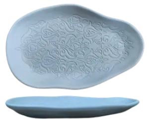 Alhambra- Oval plate azul 24x15x2.8cm