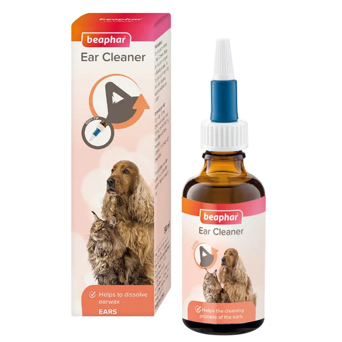 Beaphar | Dog & Cat Ear Cleaner & Wax Control | Drops with MSM