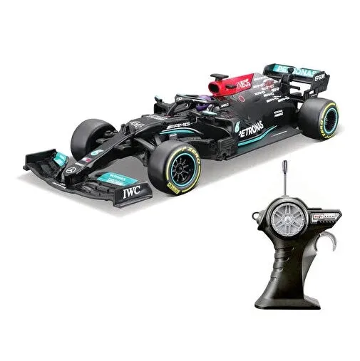 Carro a Control Remoto R/C Escala 1:24 W12 Lewis Hamilton - Negro