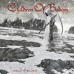 Children Of Bodom | Halo Of Blood [White with Black & Red Splatter]