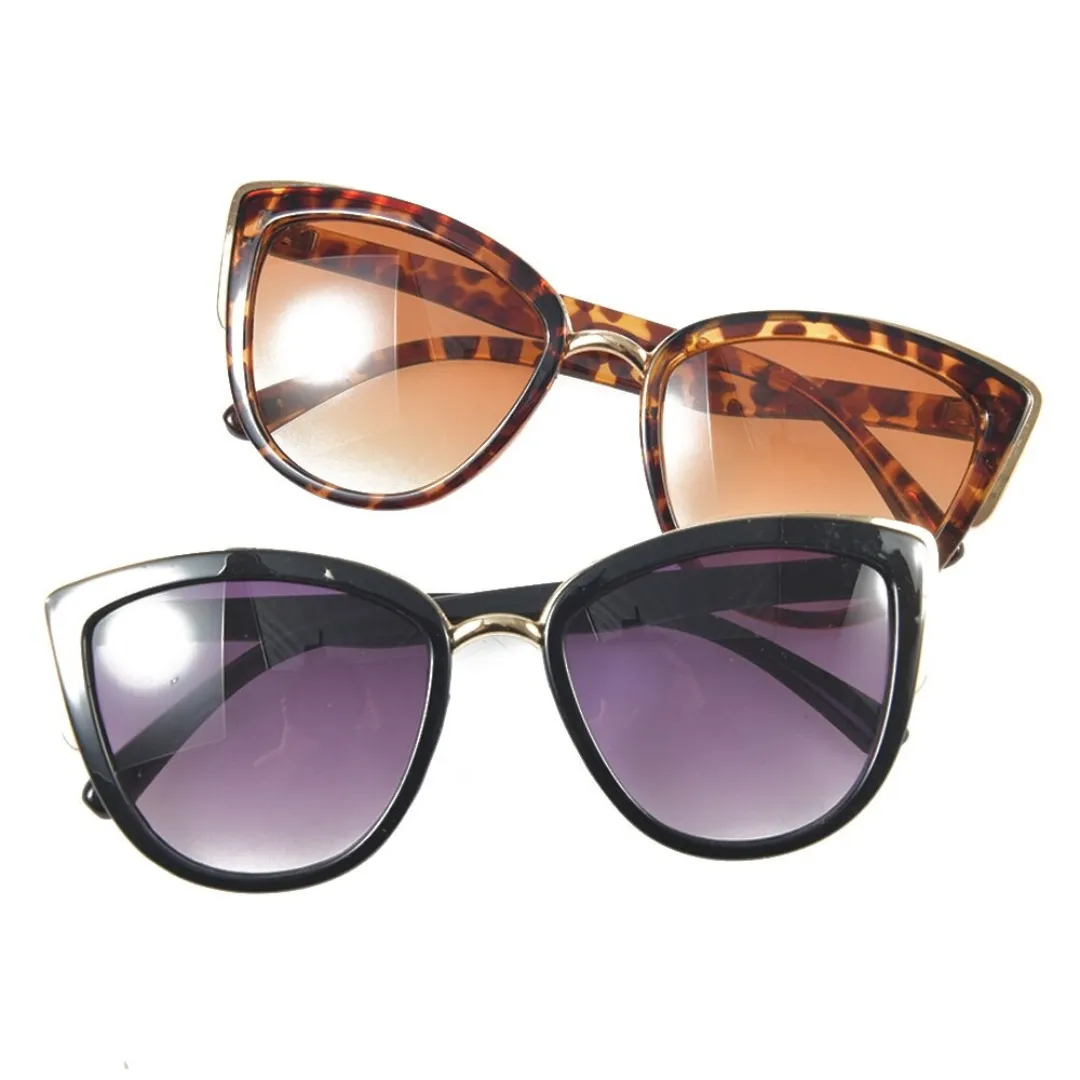 Óculos de Sol Feminino CatEye proteção UV400