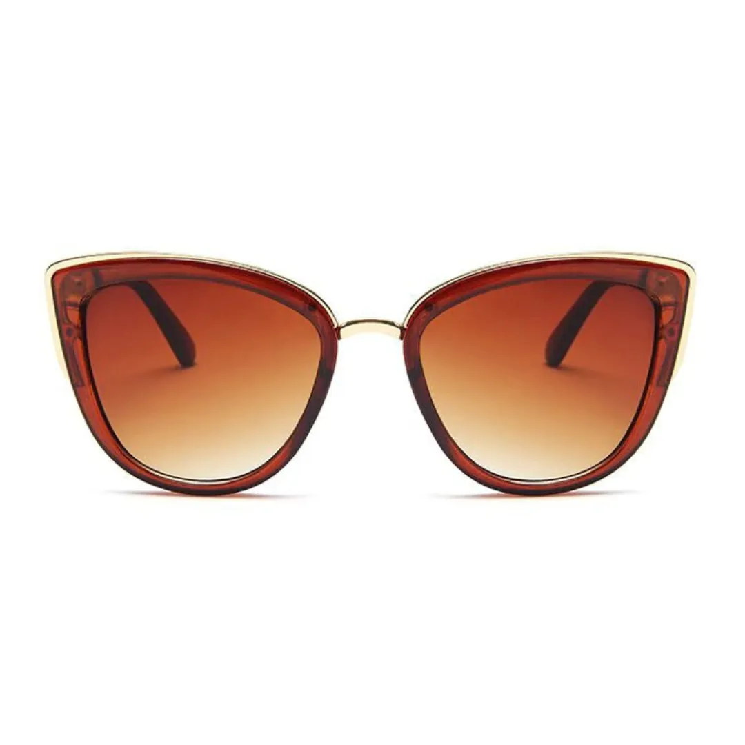 Óculos de Sol Feminino CatEye proteção UV400