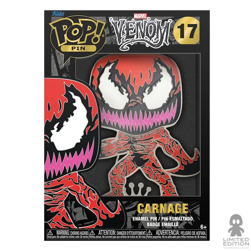 Funko Pin Carnage 17 Marvel - Limited Edition