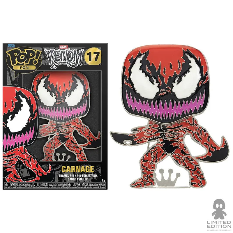 Funko Pin Carnage 17 Marvel - Limited Edition