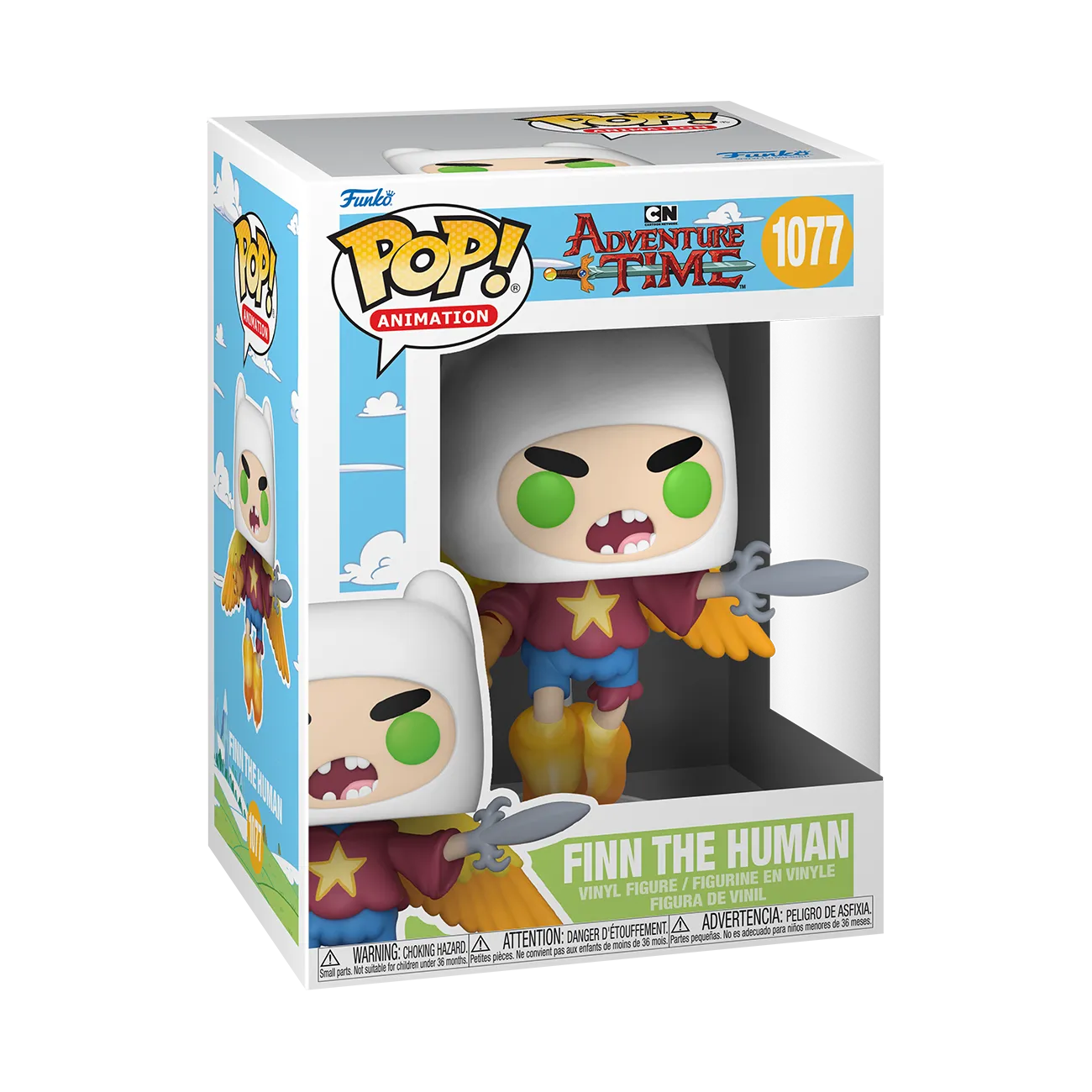 Funko Pop Animation: Hora de Aventura - Finn Gran Mago Cartoon classics