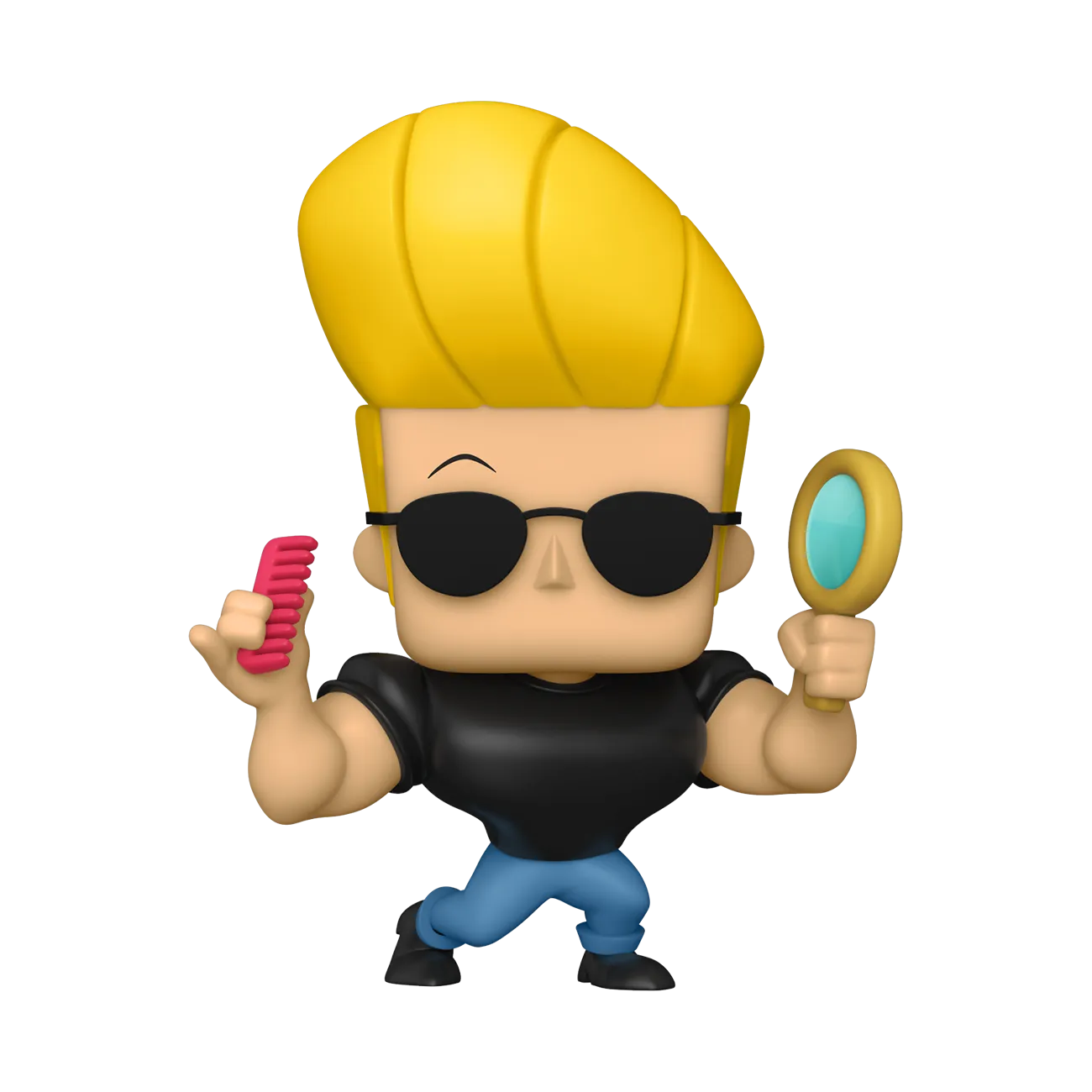 Funko Pop Animation: Johnny Bravo Cartoon Network - Johnny Con Peine y Espejo