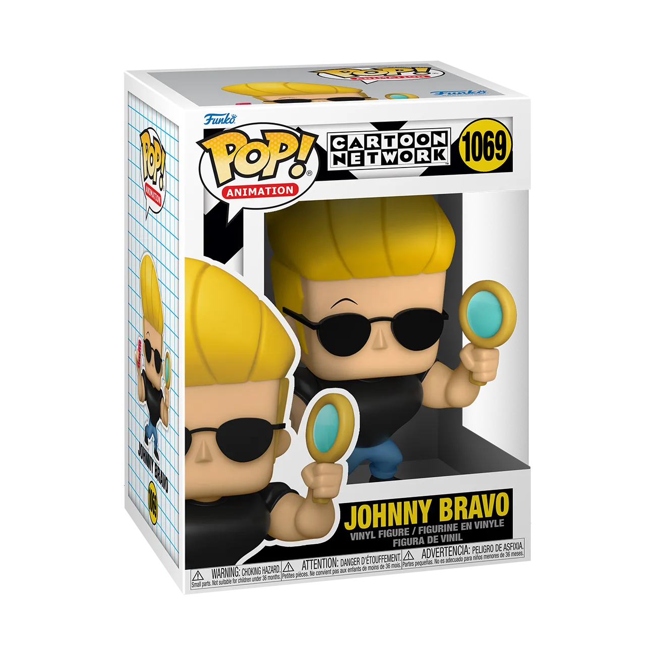 Funko Pop Animation: Johnny Bravo Cartoon Network - Johnny Con Peine y Espejo