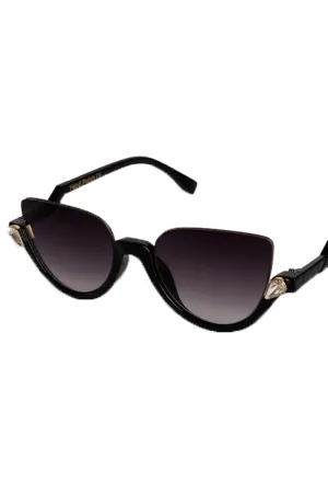 Half Frame Cat Eye Sunglasses