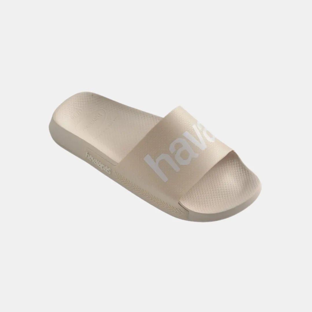 Havaianas Slide Classic Logomania Women's Beige