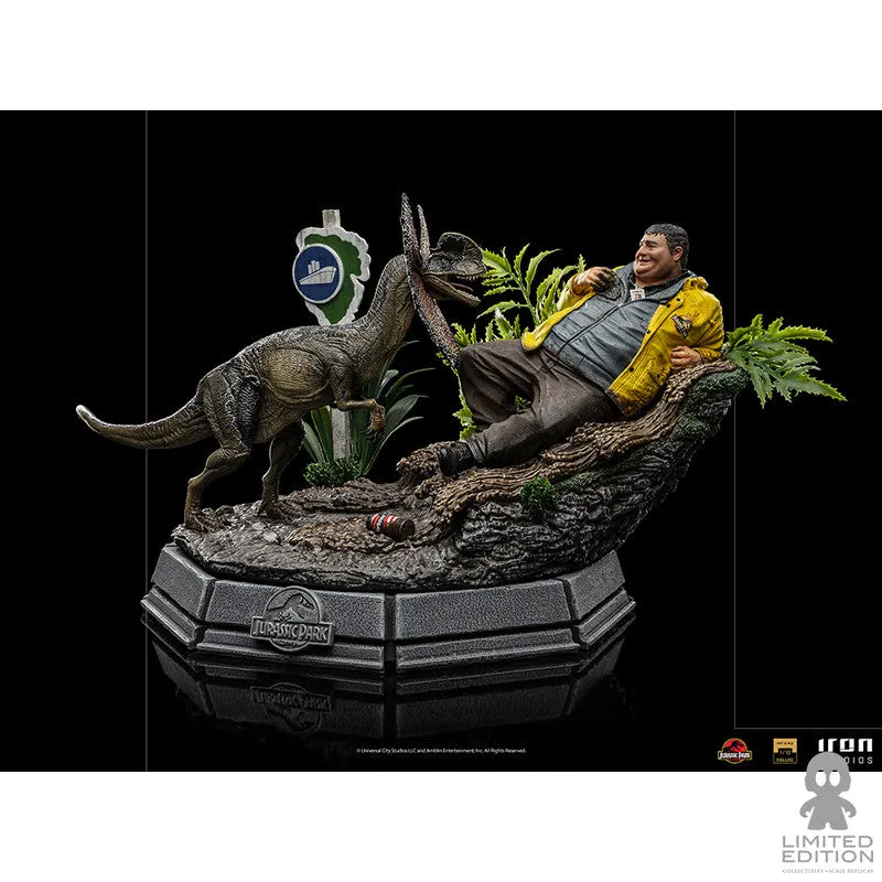 Iron Studios Estatua Dennis Nerdry Deluxe Escala 1:10 Jurassic Park