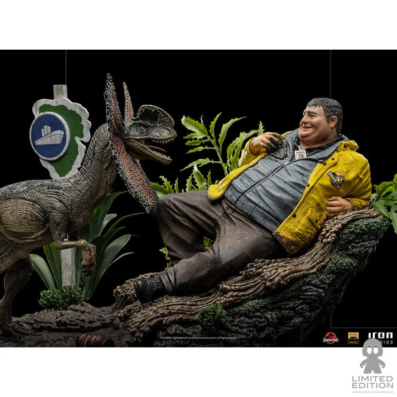 Iron Studios Estatua Dennis Nerdry Deluxe Escala 1:10 Jurassic Park