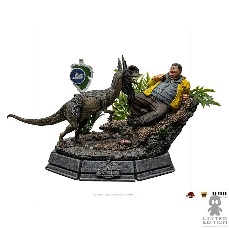 Iron Studios Estatua Dennis Nerdry Deluxe Escala 1:10 Jurassic Park