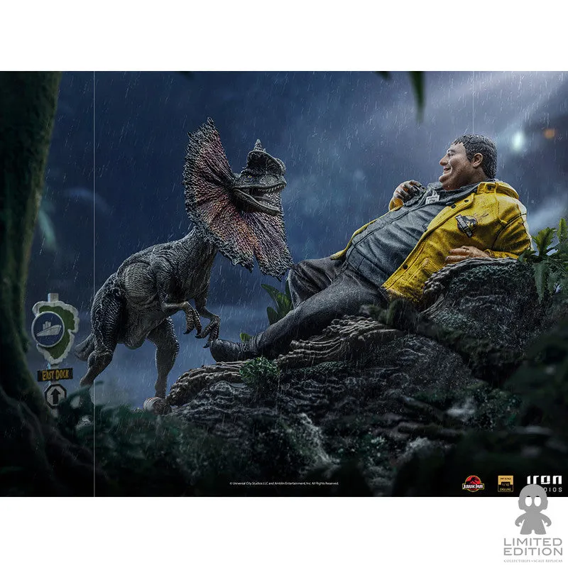 Iron Studios Estatua Dennis Nerdry Deluxe Escala 1:10 Jurassic Park