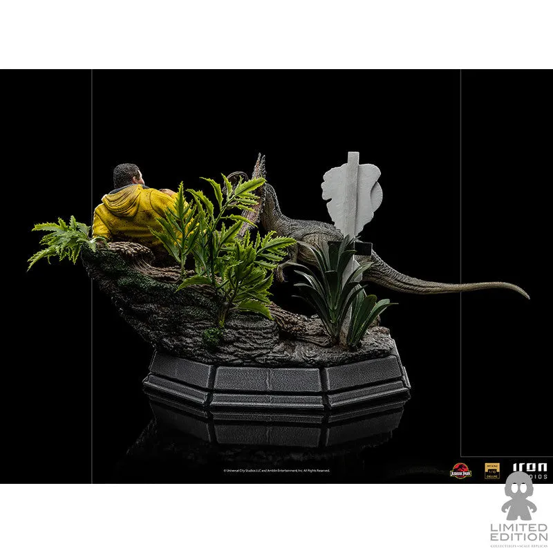 Iron Studios Estatua Dennis Nerdry Deluxe Escala 1:10 Jurassic Park