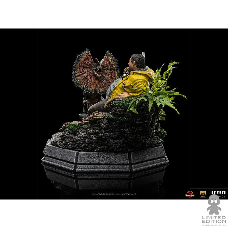 Iron Studios Estatua Dennis Nerdry Deluxe Escala 1:10 Jurassic Park