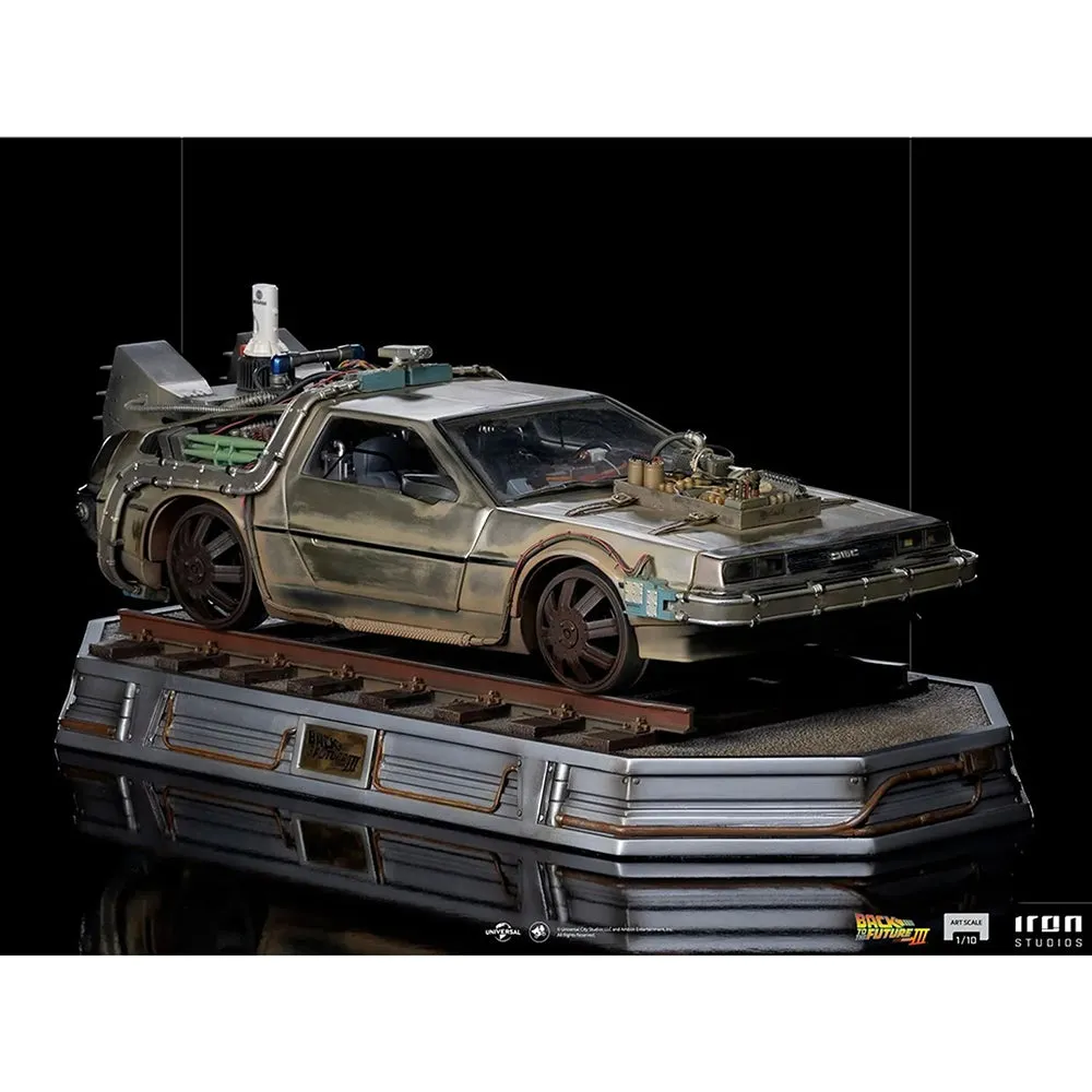 Iron Studios Estatuilla Delorean Escala 1:10 Volver Al Futuro