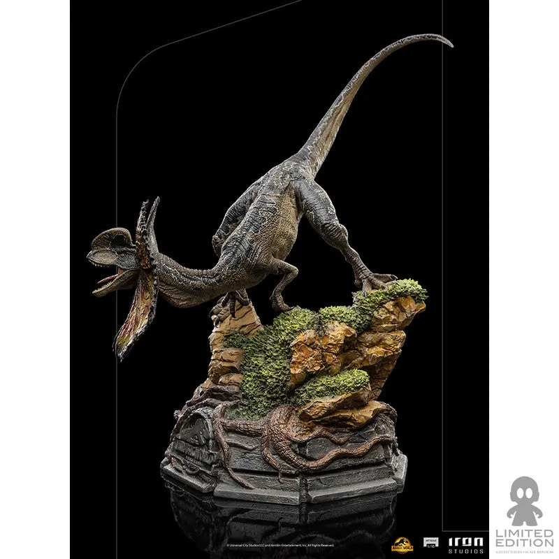 Iron Studios Estatuilla Dilophosaurus Escala 1:10 Jurassic World Dominion