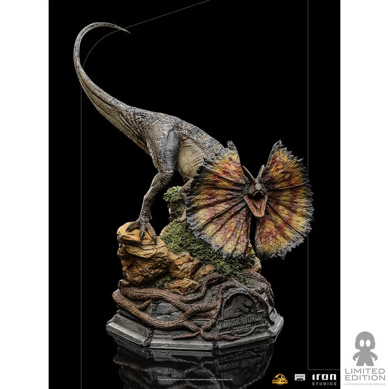 Iron Studios Estatuilla Dilophosaurus Escala 1:10 Jurassic World Dominion