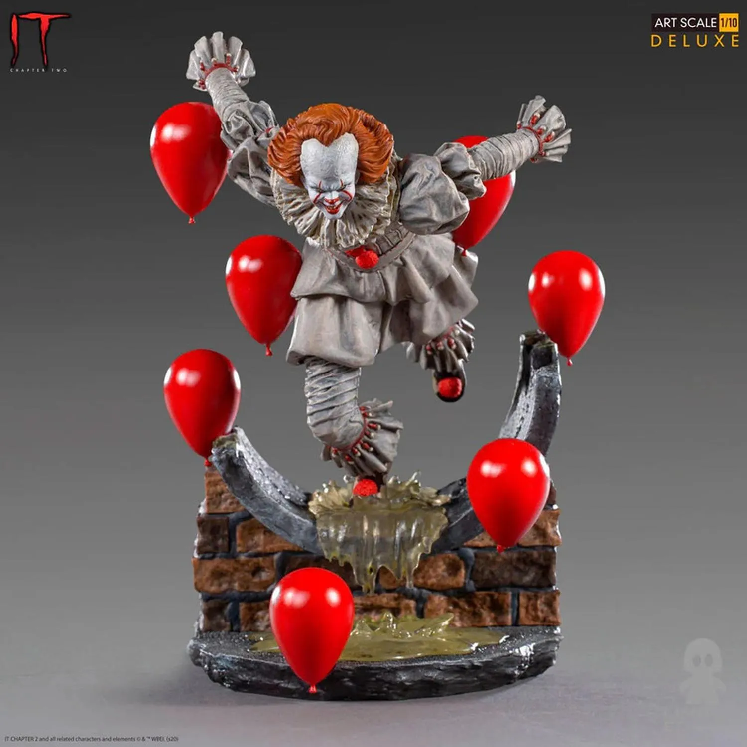 Iron Studios Estatuilla Pennywise Deluxe Escala 1:10 It By Stephen King - Limited Edition