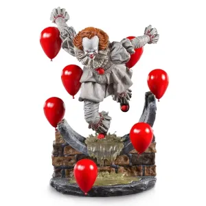 Iron Studios Estatuilla Pennywise Deluxe Escala 1:10 It By Stephen King - Limited Edition