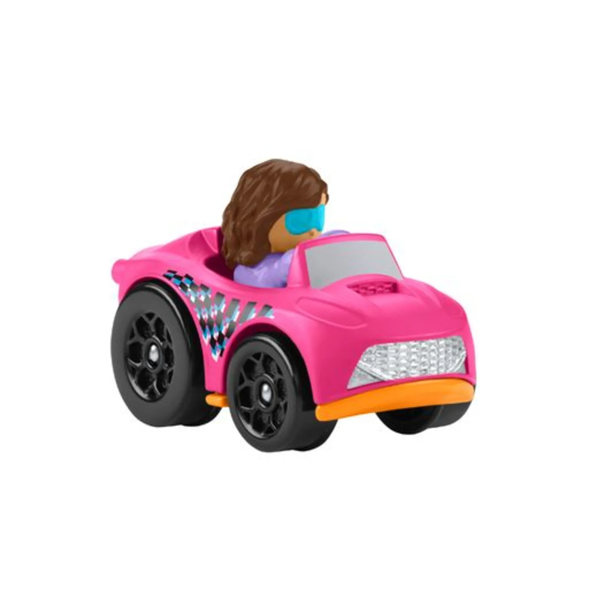 Little People Hot Wheels Juguete para Bebés Vehículo Wheelies Rosa Convertible