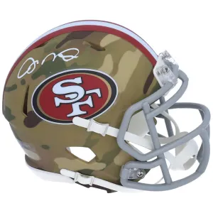 Memorabilia Mini Casco Autografiado Joe Montana Camo Speed San Francisco 49Ers By National Football League - Limited Edition