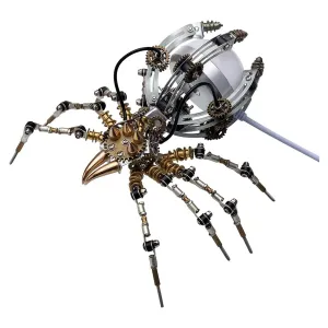 Metalikator Model Kit 3D Steampunk Spider Lamp Colorful Original Design Art