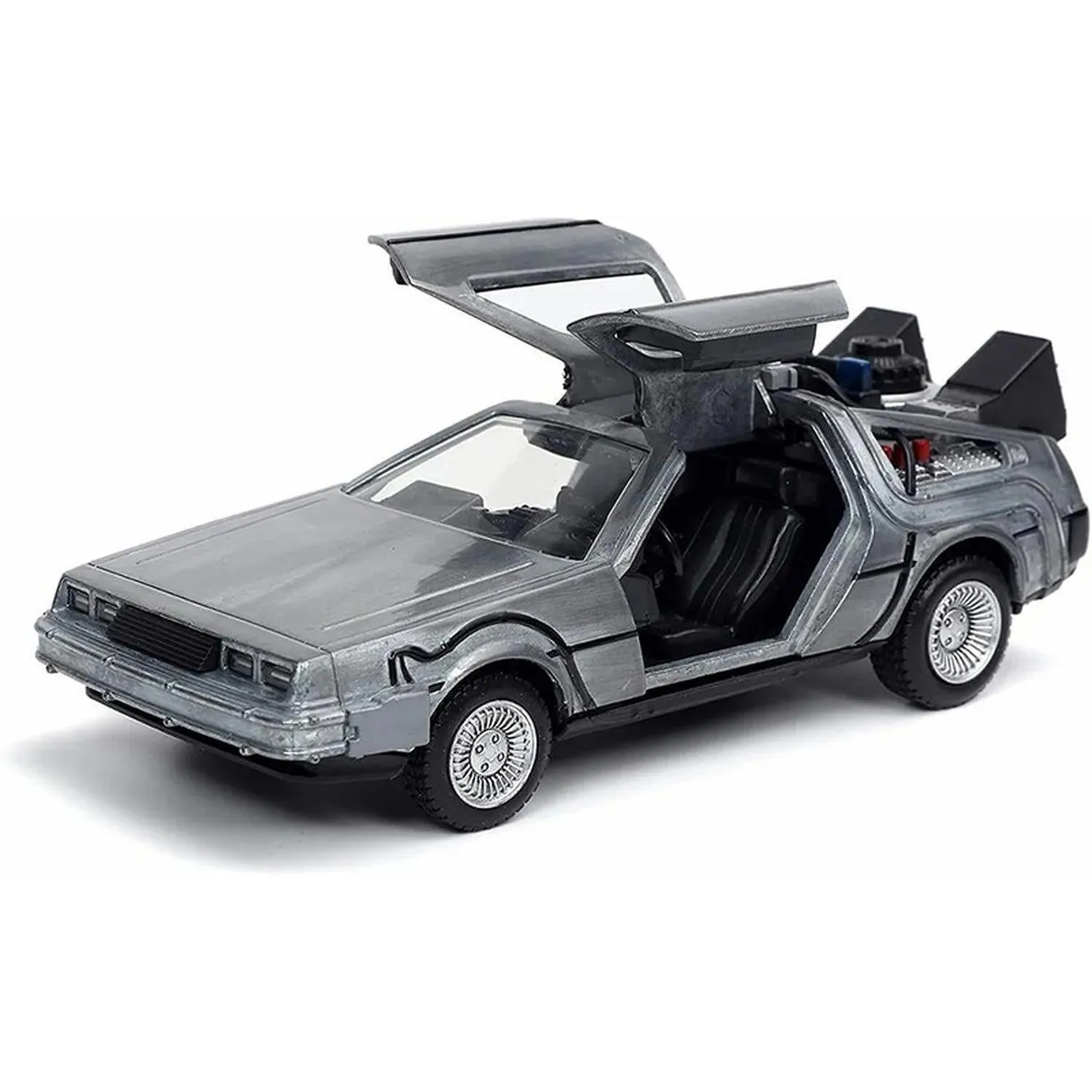 New Arrival Jada Toys Vehículo Delorean Time Machine 1 Escala 1:32 Volver Al Futuro