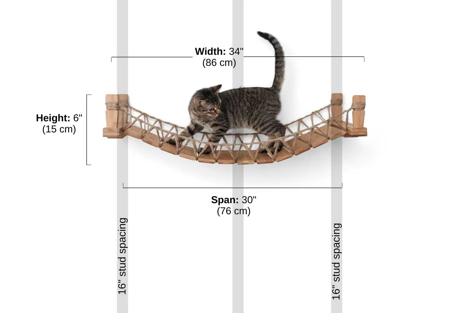 Our Wall-Mounted Cat Bridge