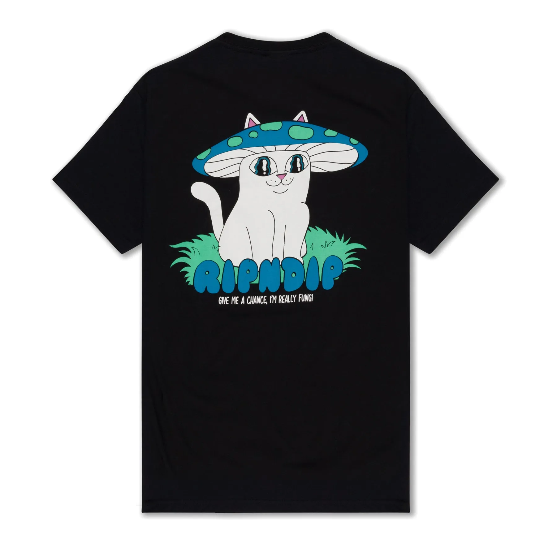 Shroom Cat Tee (Black)