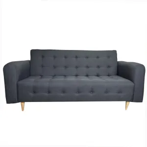 Sofa Cama Da Vinci Tela Plomo