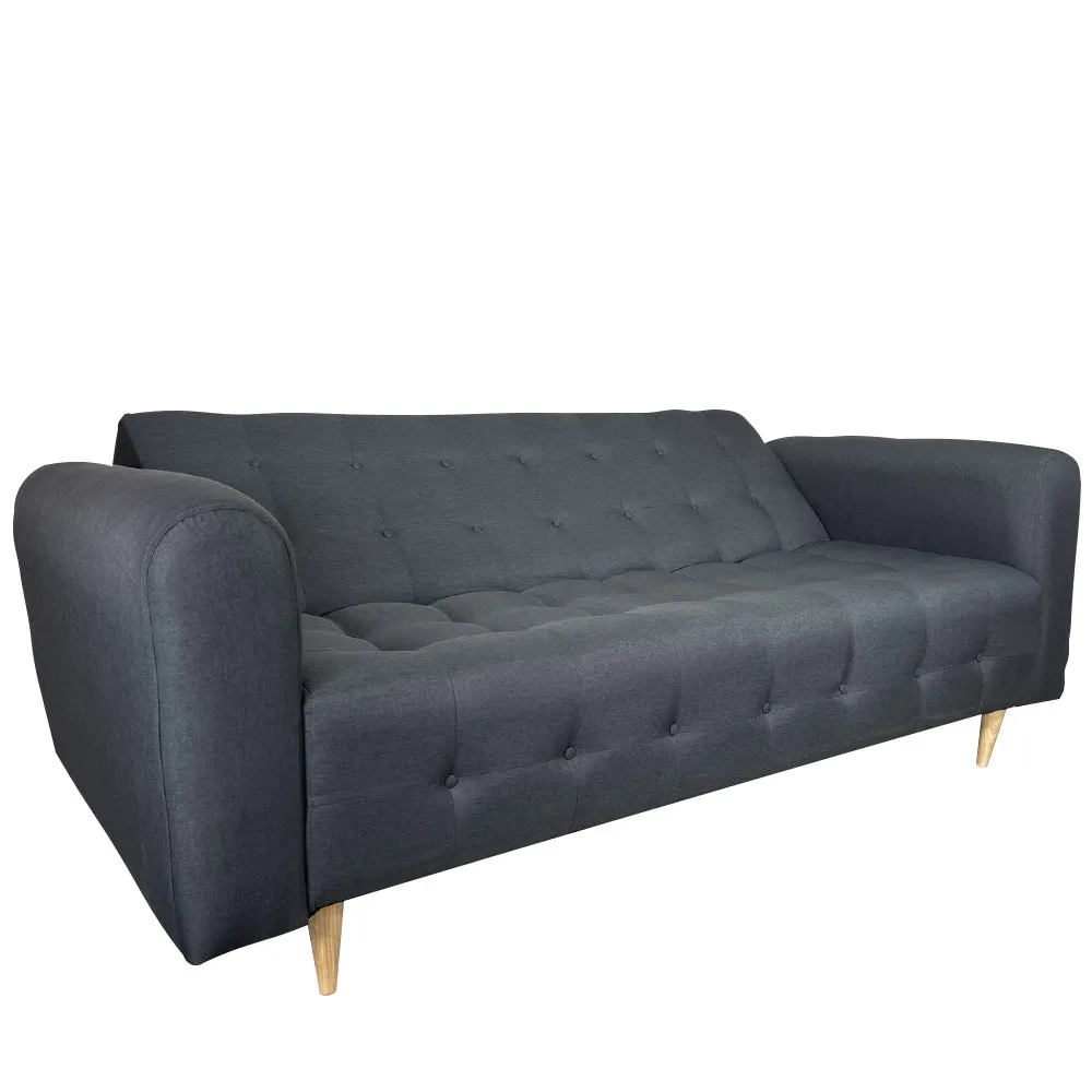 Sofa Cama Da Vinci Tela Plomo