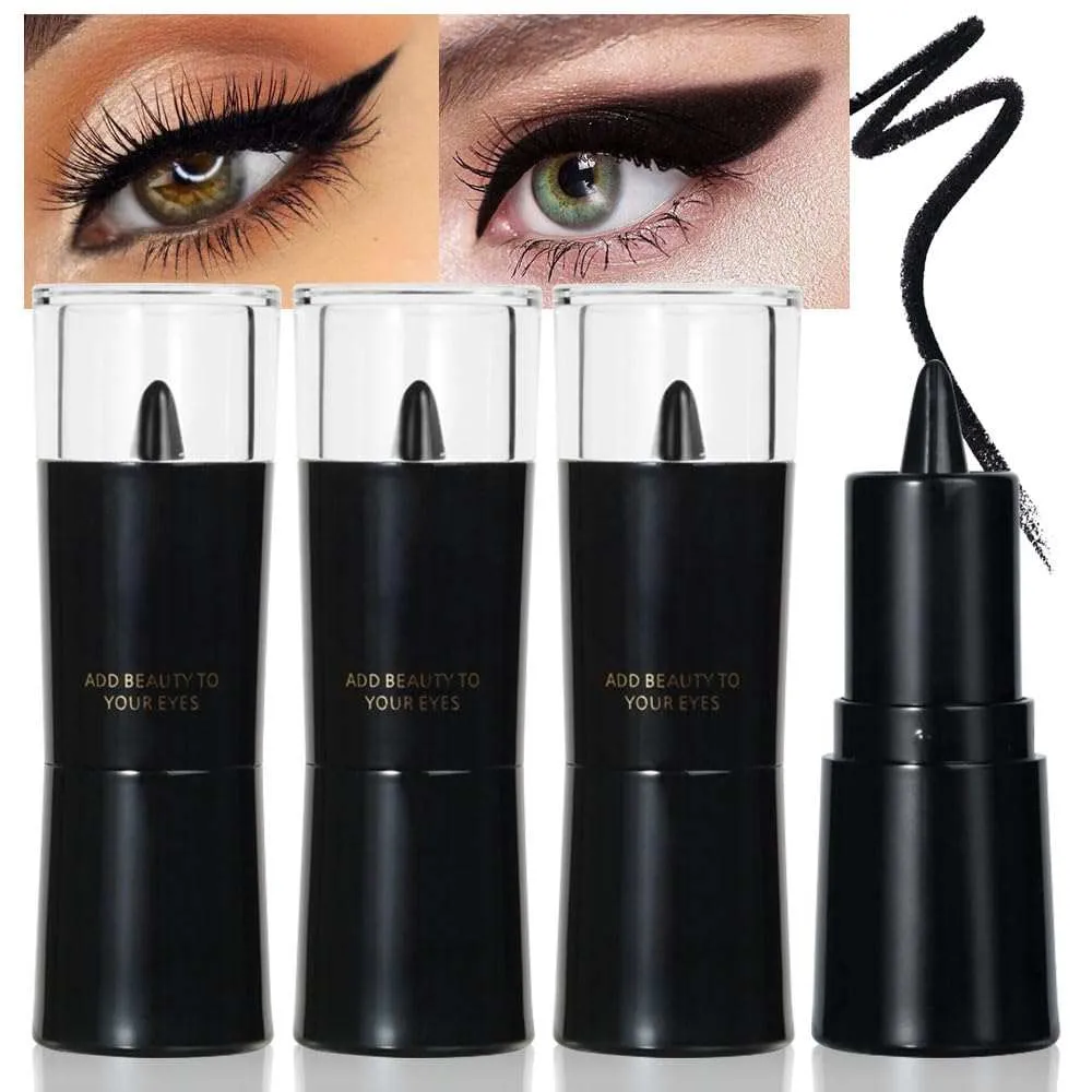 Waterproof Black & Brown Gel Eyeliner Pencil Set - 2pcs